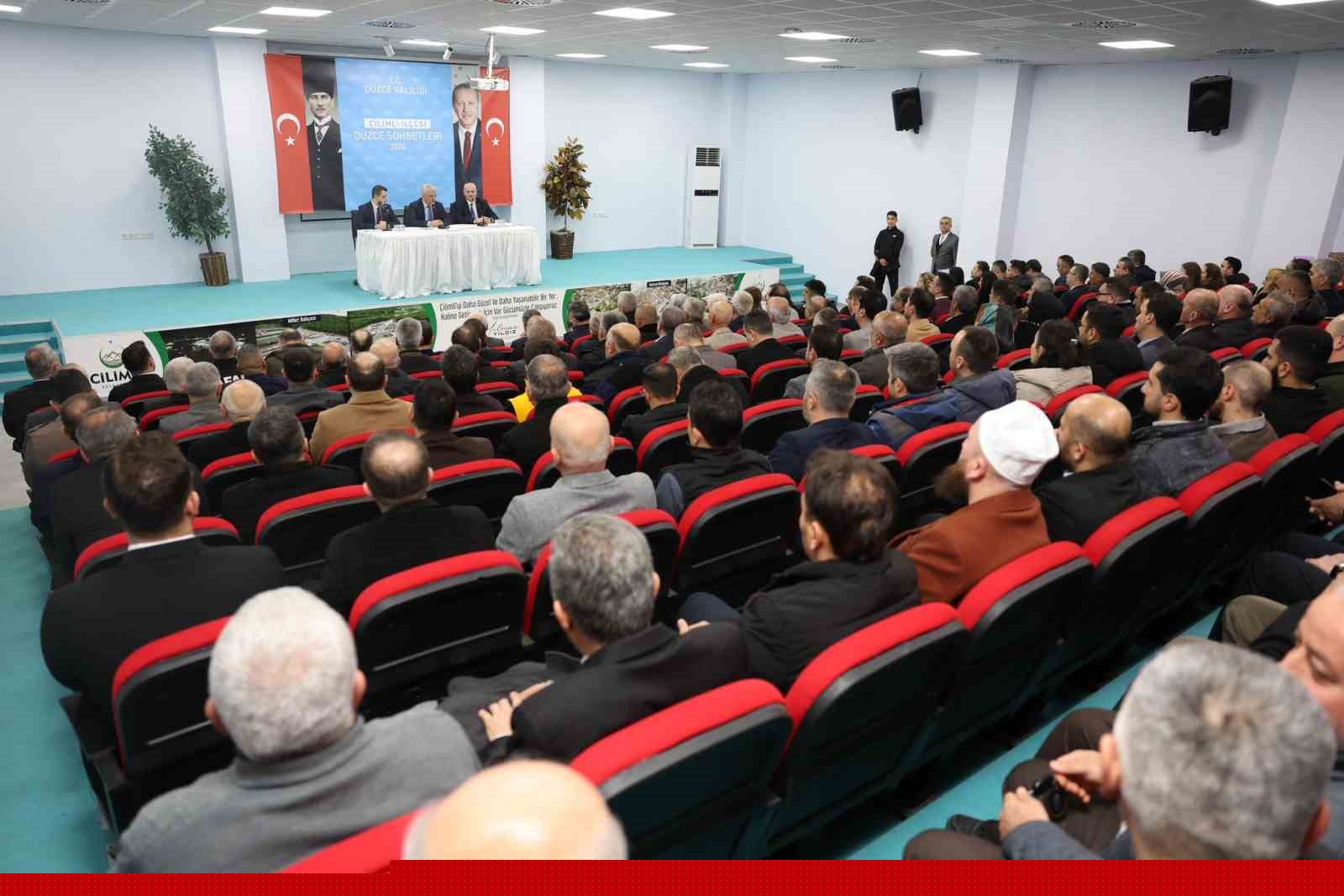 Düzce sohbetlerinin ikincisi Çilimli ilçesinde gerçekleşti
Düzce sohbetlerinin ikincisi Çilimli ilçesinde gerçekleşti