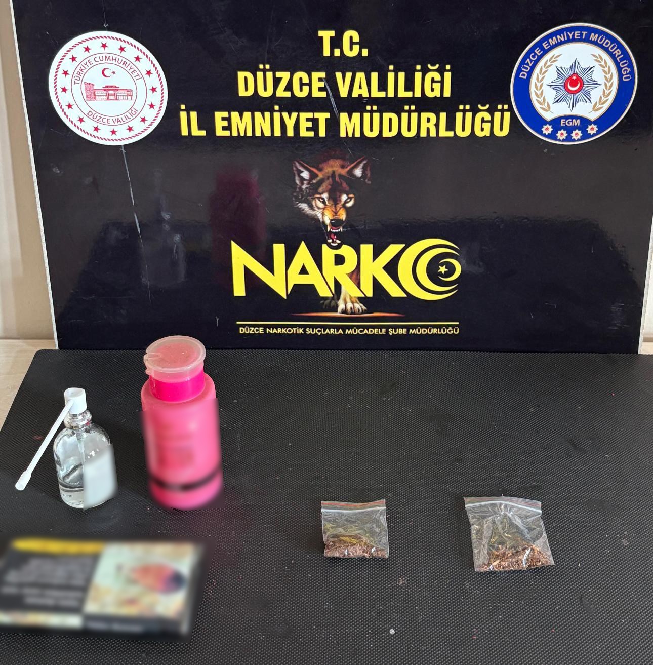 Düzce’de uyuşturucu operasyonu: 1 kişi tutuklandı
