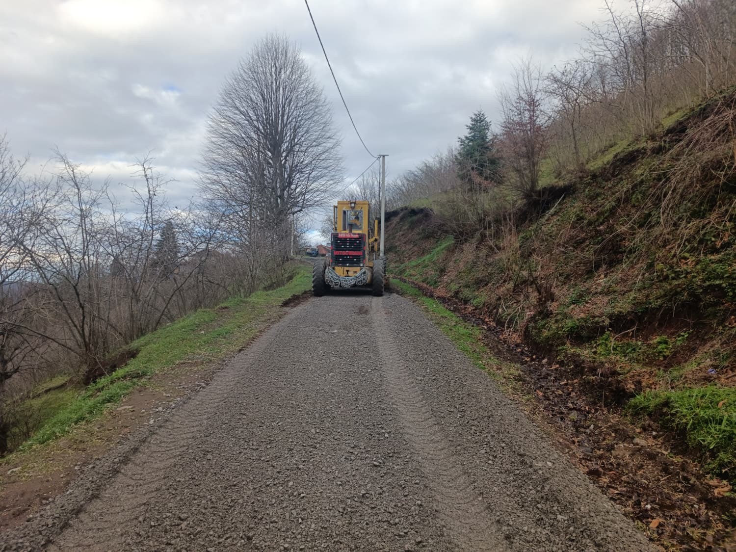 Düzce’de yol bakım çalışmaları tamamlandı
