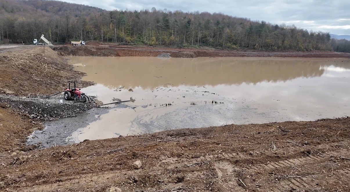 Düzce’nin ilk yapay gölü tamamlanıyor
