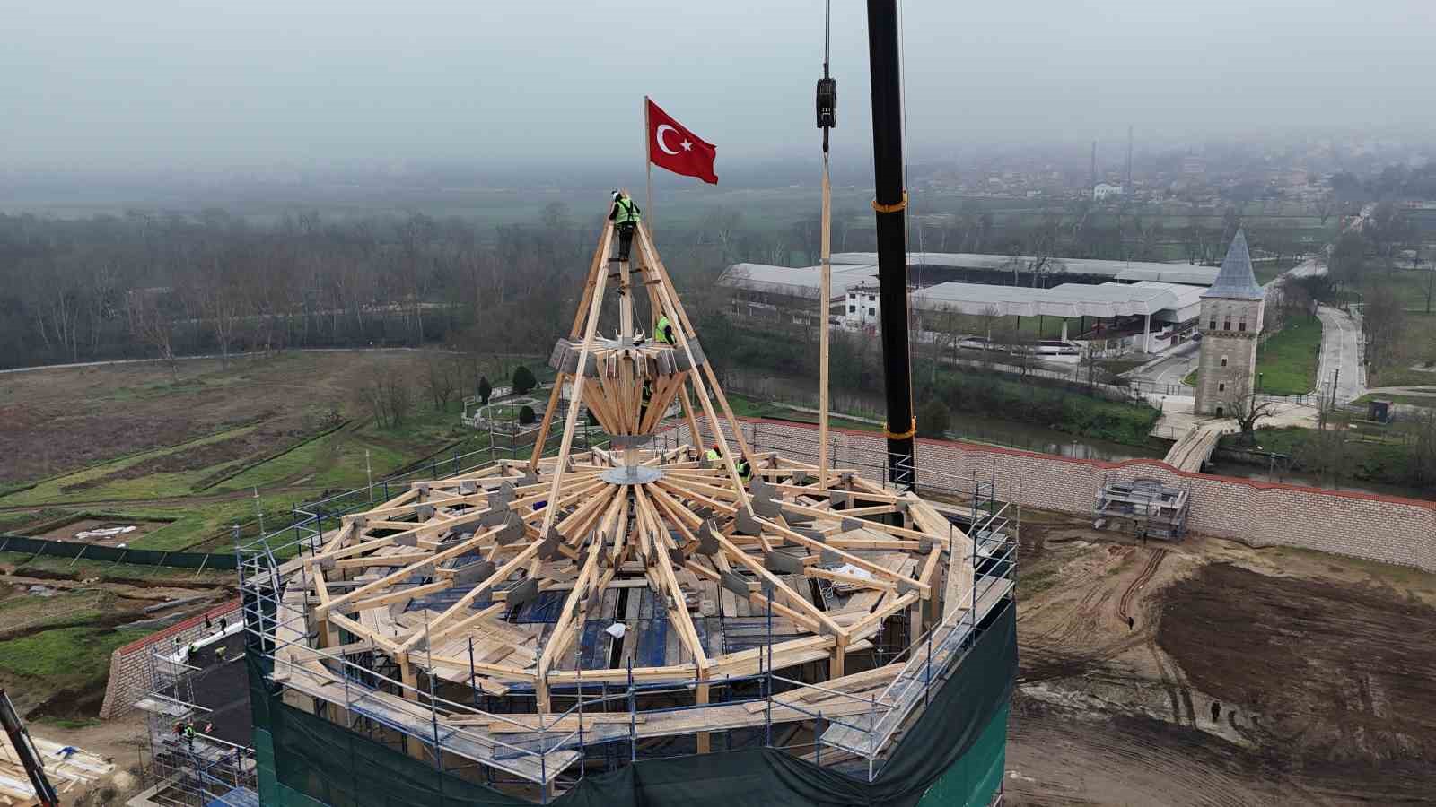 Ecdat mirası Edirne Saray’ında çalışmaların yarısı tamamlandı
