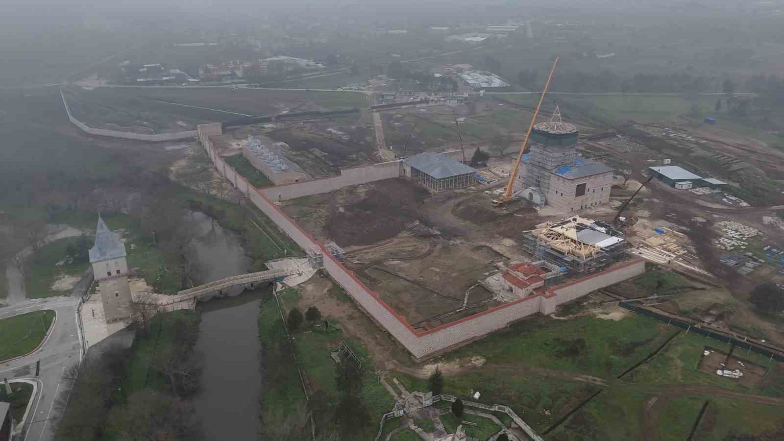 Ecdat mirası Edirne Saray’ında çalışmaların yarısı tamamlandı
