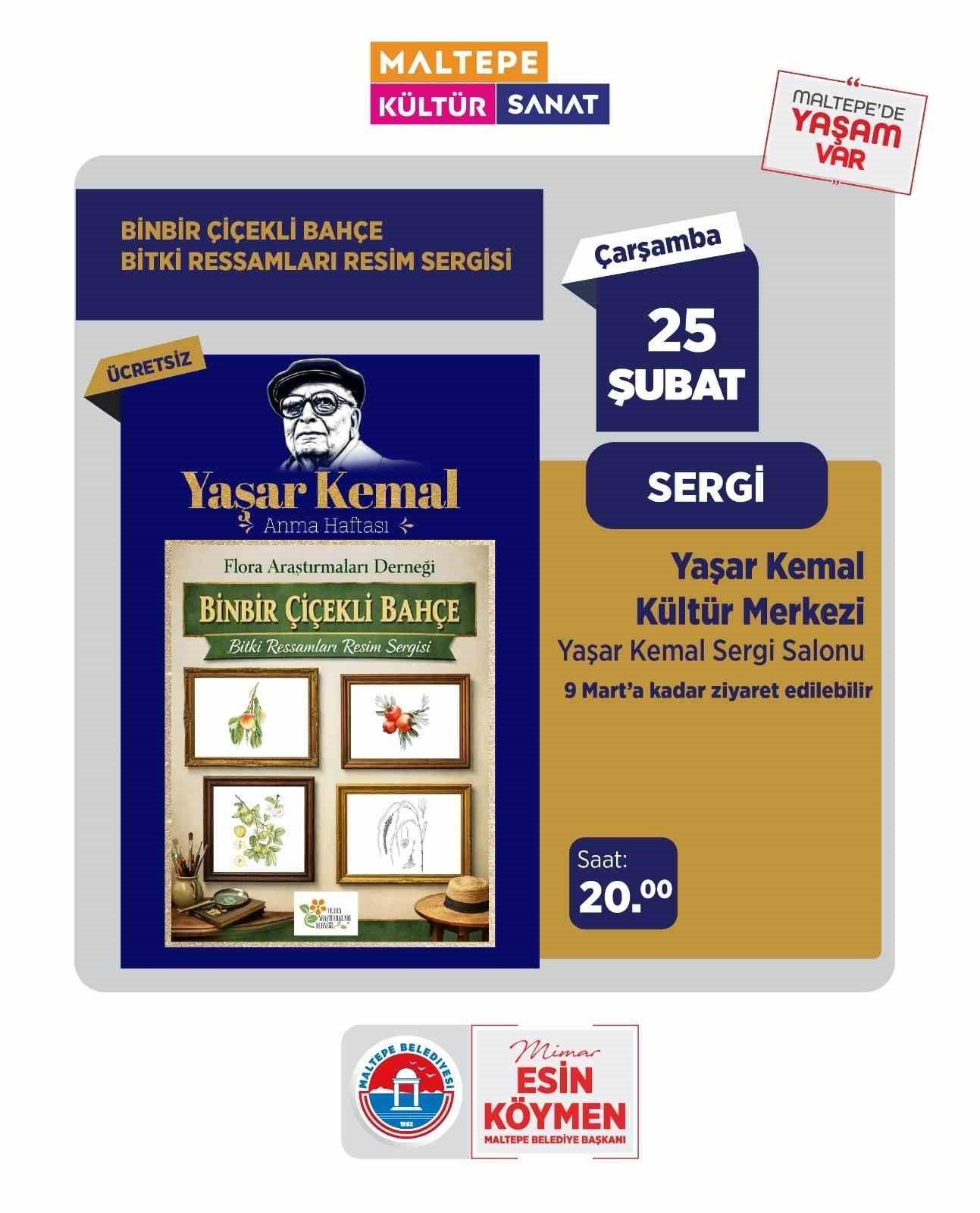 Edebiyatın büyük ustası Yaşar Kemal Maltepe’de anılacak
Edebiyatın büyük ustası Yaşar Kemal Maltepe’de anılacak