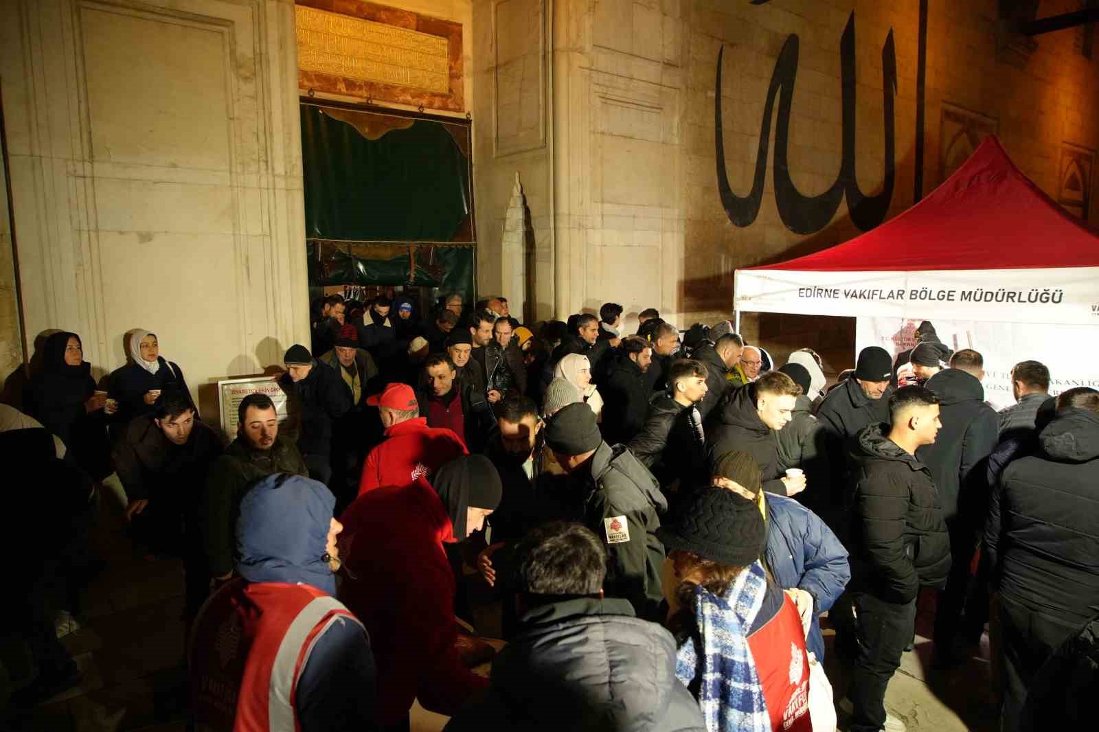 Edirne’de Berat Kandili idrak edildi
