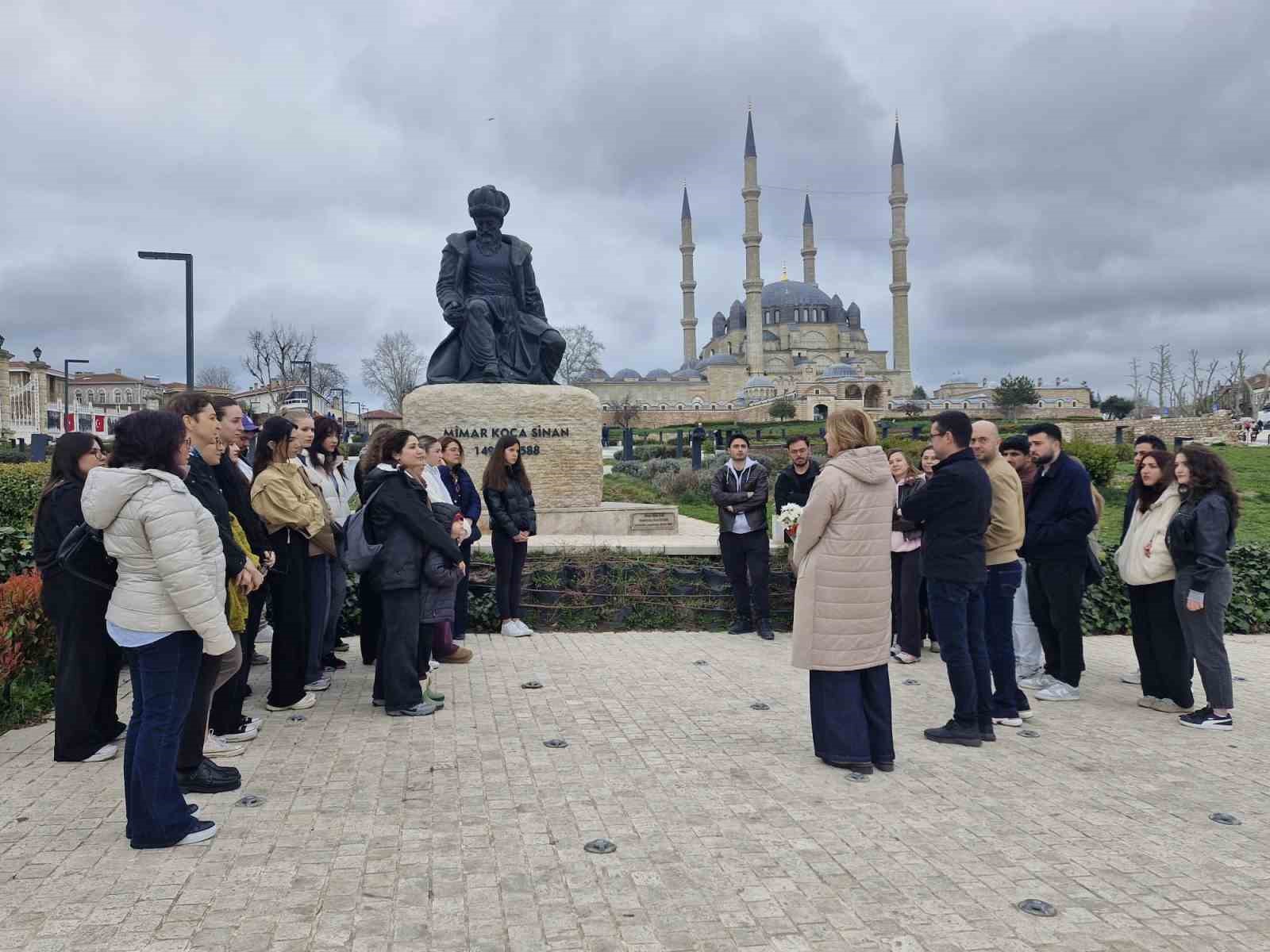 Edirne’de genç mimar adayları Mimar Sinan’ın izinde
