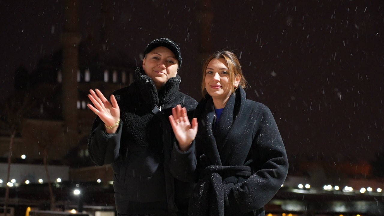 Edirne’de kar sevinci: Vatandaşlar beyaz örtünün tadını çıkardı
