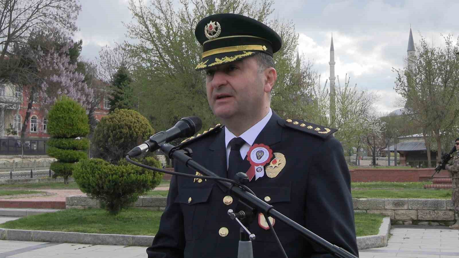 Edirne’de polislerden 181’inci yıl töreni
