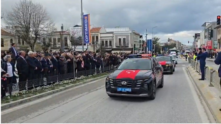 Edirne’de polislerden 181’inci yıl töreni

