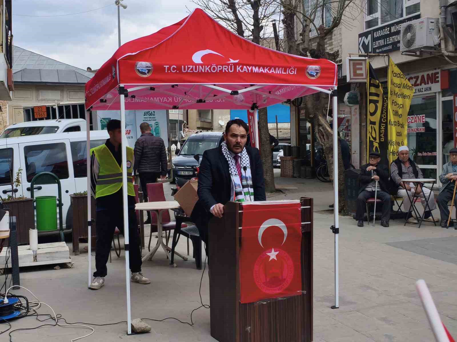 Edirne’de STK’lardan Mescid-i Aksa tepkisi

