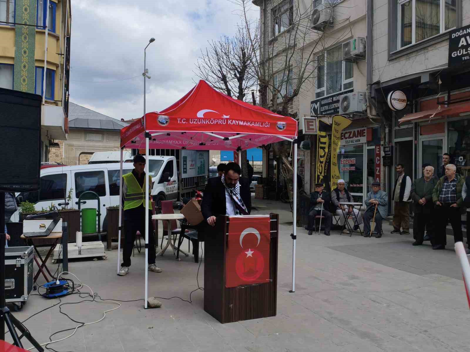 Edirne’de STK’lardan Mescid-i Aksa tepkisi
