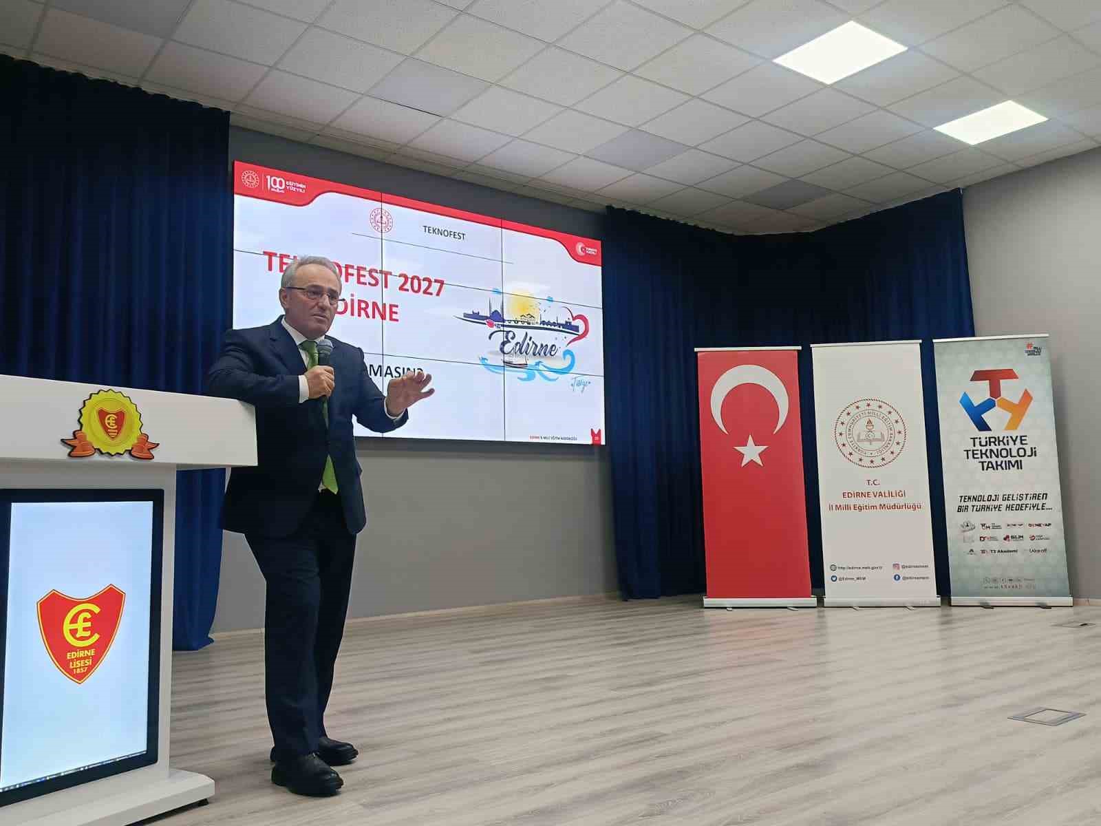 Edirne’de ‘TEKNOFEST’ tanıtım programı düzenlendi
