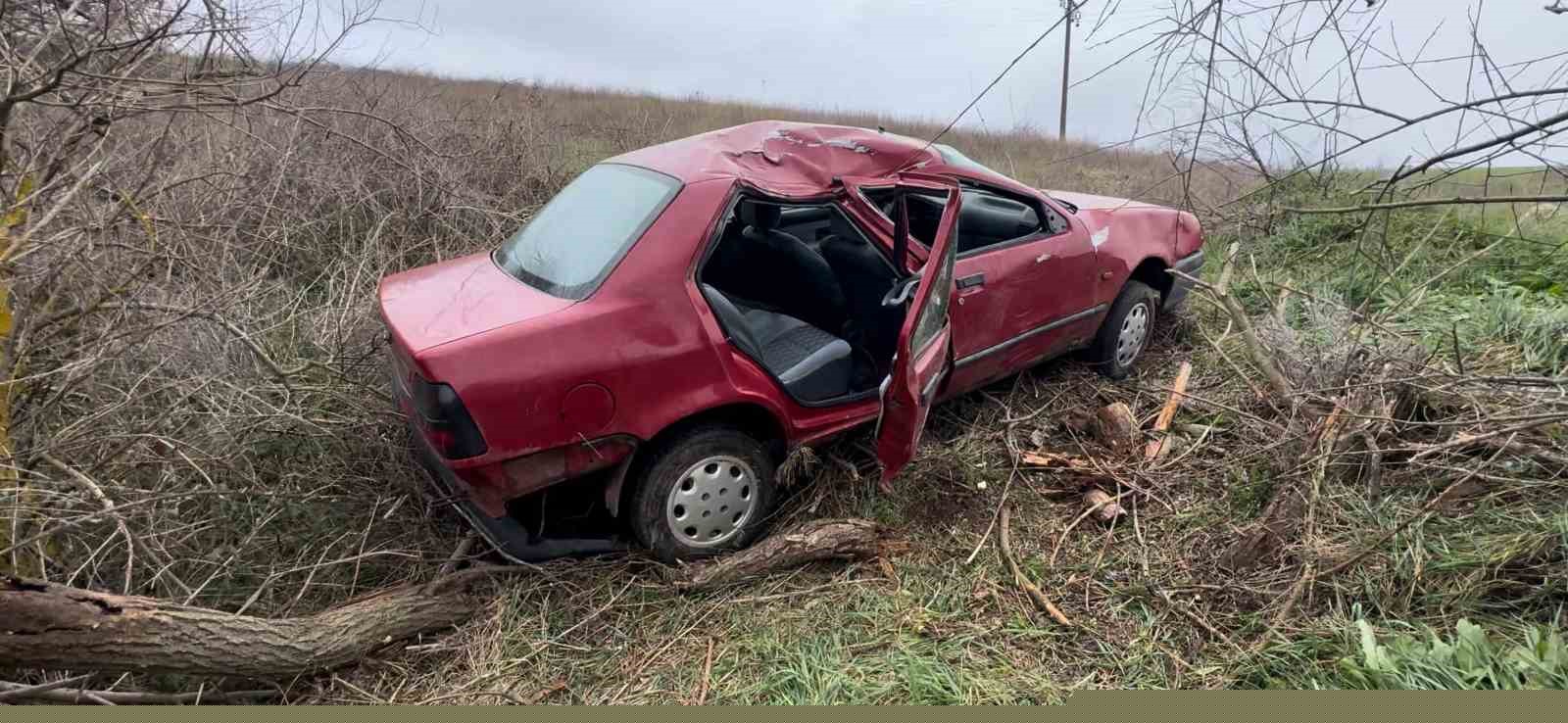 Edirne’de trafik kazası: 3 yaralı
