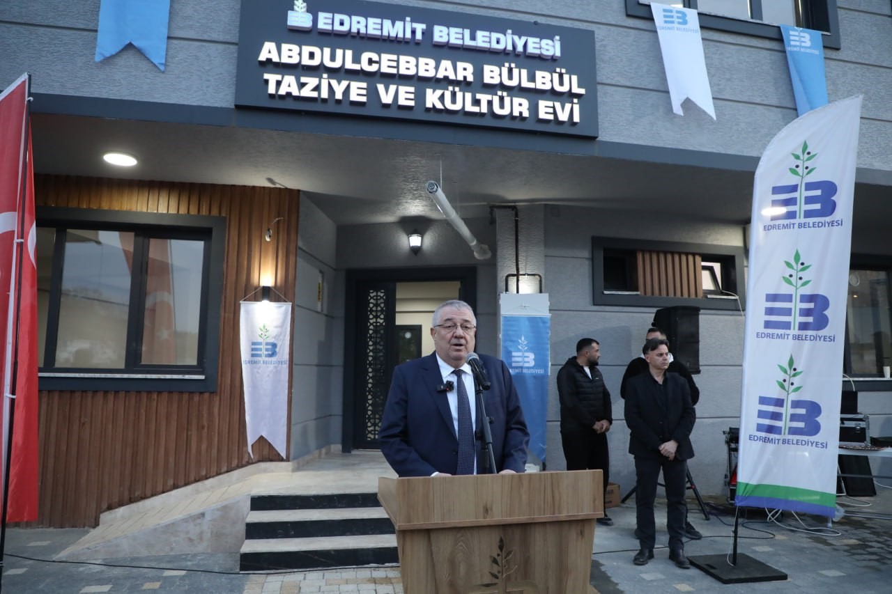 Edremit’te Abdulcebbar Bülbül Taziye Ve Kültür Evi hizmete girdi

