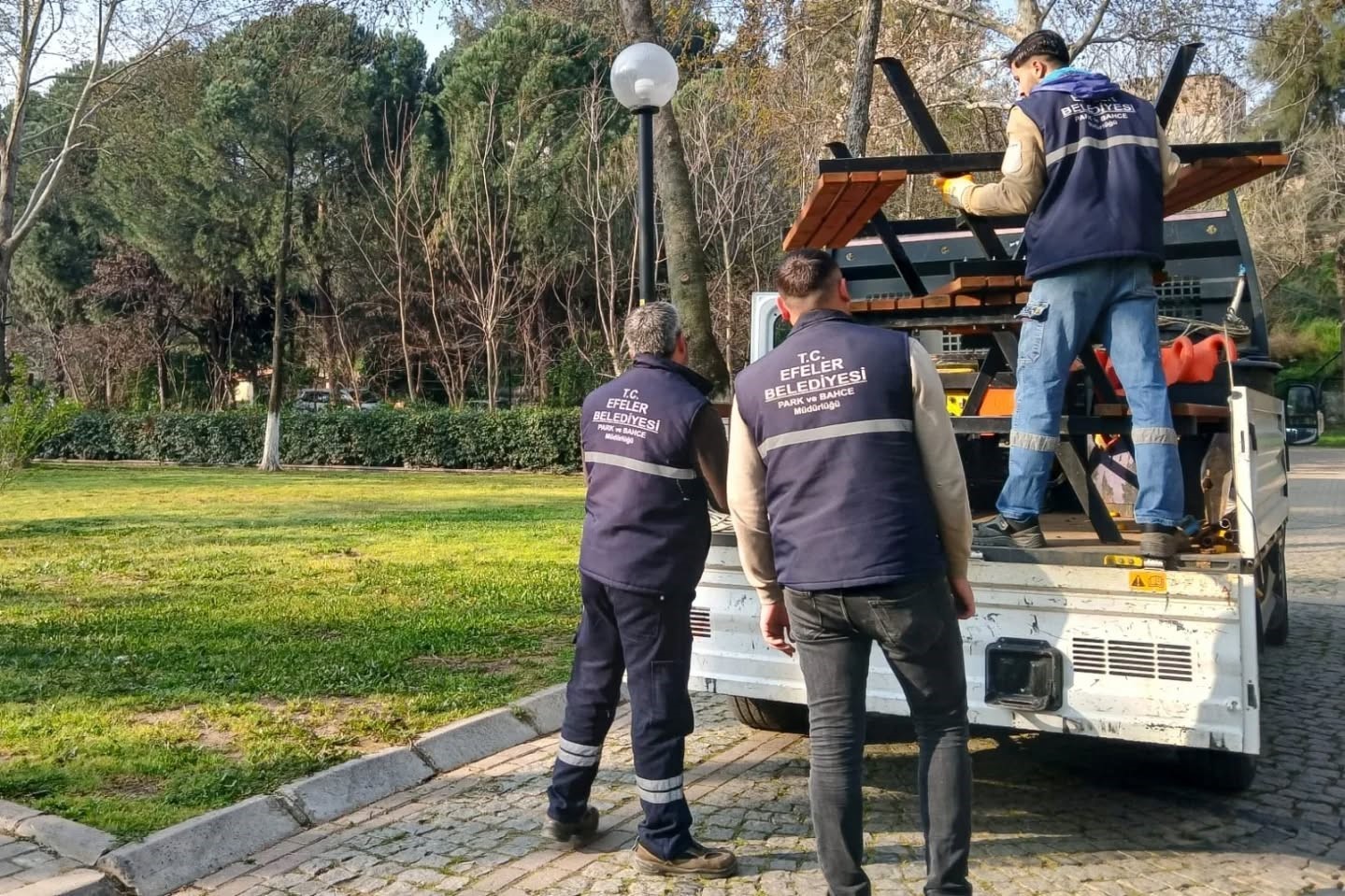 Efeler’de Pınarbaşı Mesire Alanı bakıma alındı
