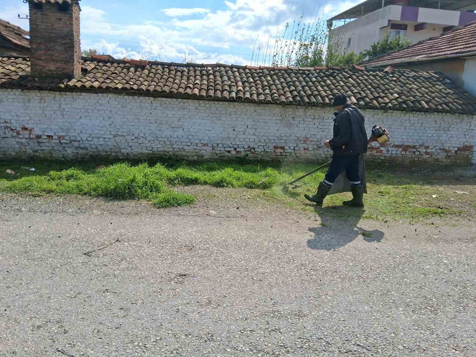 Efeler’in yeşil alanlarında temizlik çalışması sürüyor
