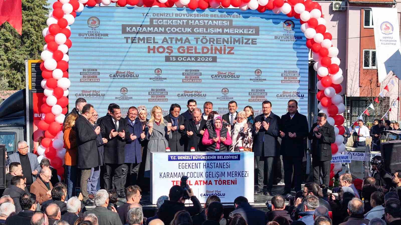 Egekent Karaman Güneşli Günler Çocuk Gelişim Merkezinin temel atma töreni düzenlendi
