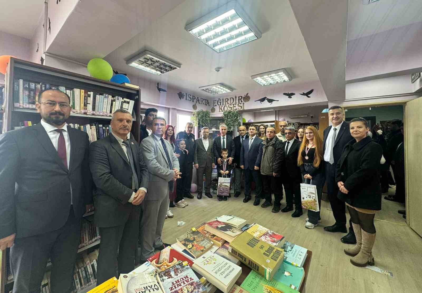 Eğirdir’de Kütüphaneler Haftası "İyileştiren Kütüphaneler" temasıyla kutlandı
