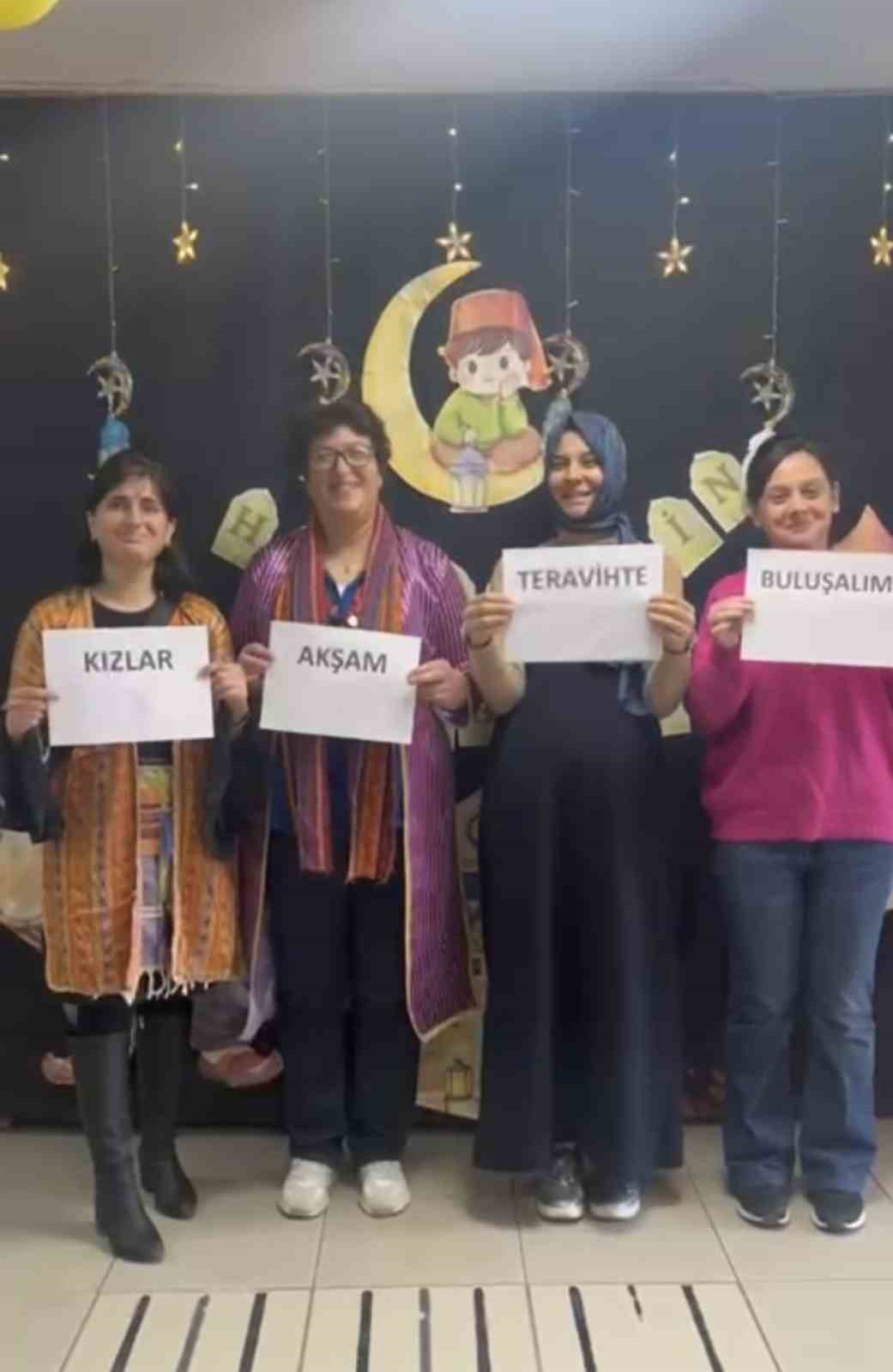 Eğitimcilerden dikkat ceken Ramazan etkinliği
