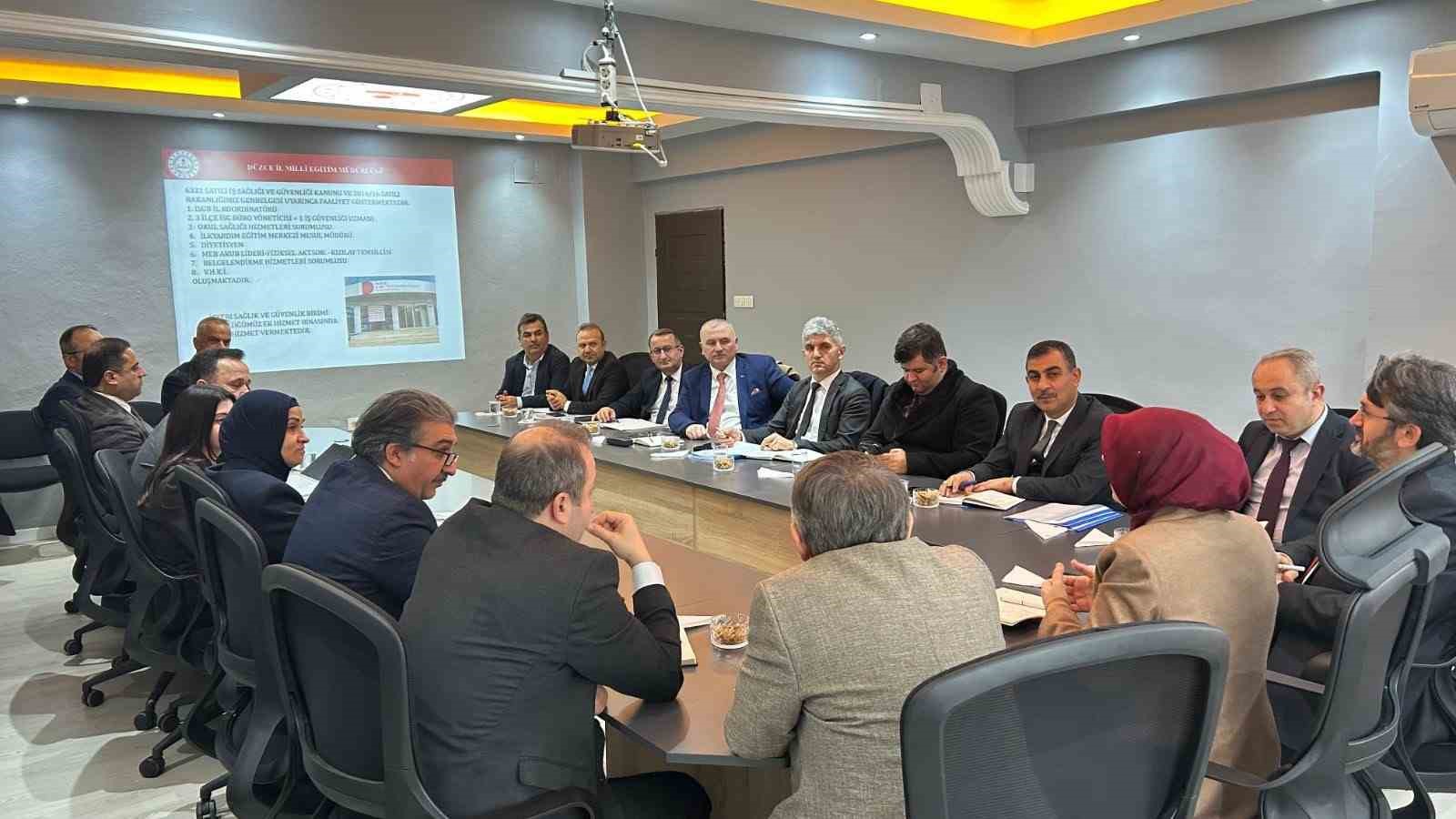 Eğitimdeki hedefler konuşuldu
