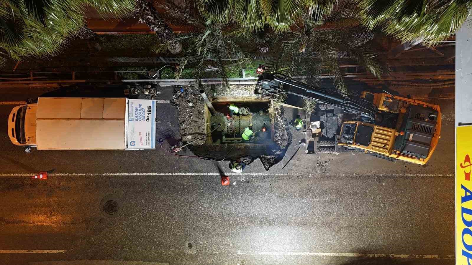 Ekonomik ömrünü tamamlamış 35 yıllık vana değiştirildi
