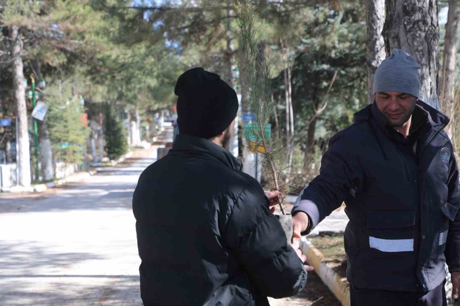 Elazığ Belediyesi’nden vatandaşlara ücretsiz fidan desteği
