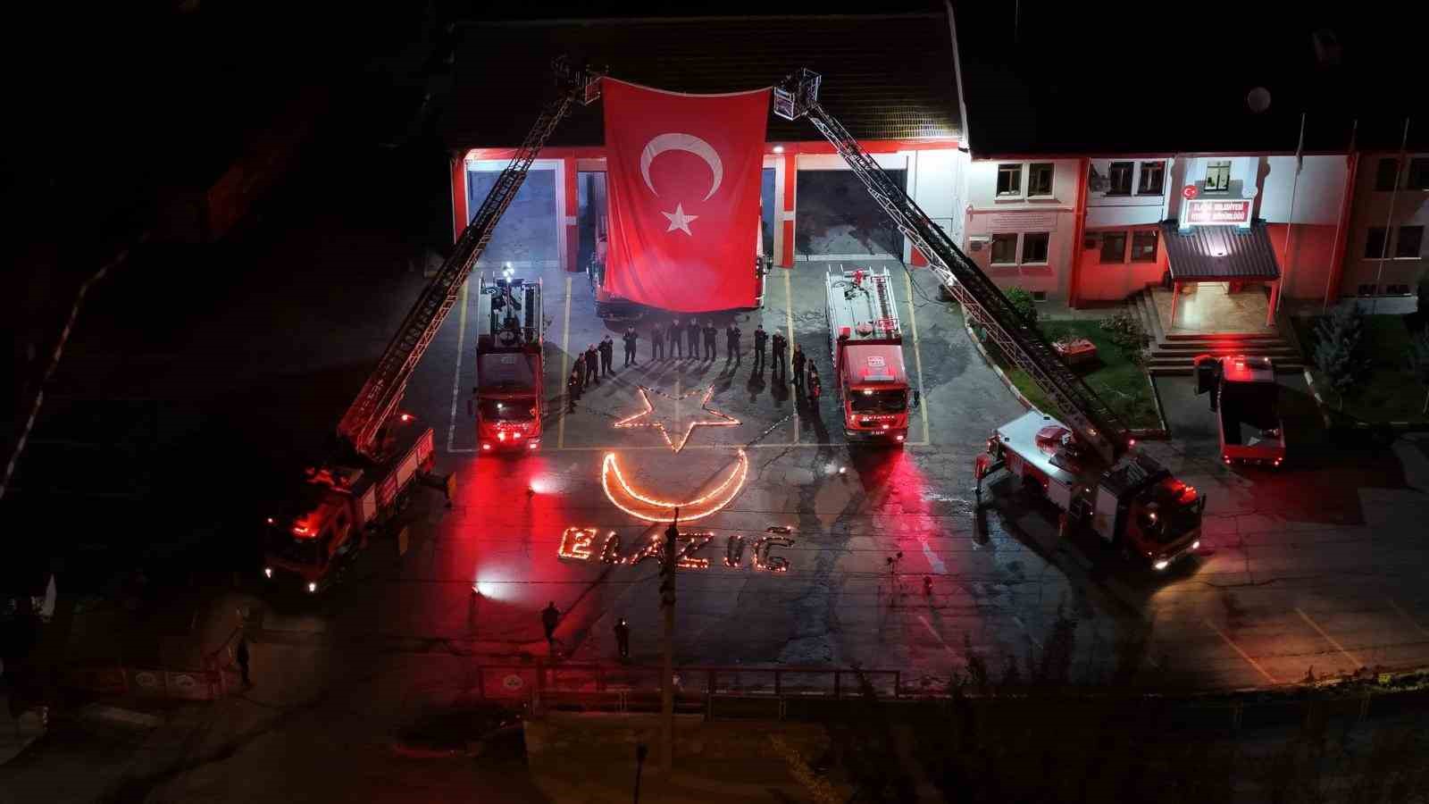 Elazığ itfaiyesi bir yılda, 2 bin 909 olaya müdahale etti
