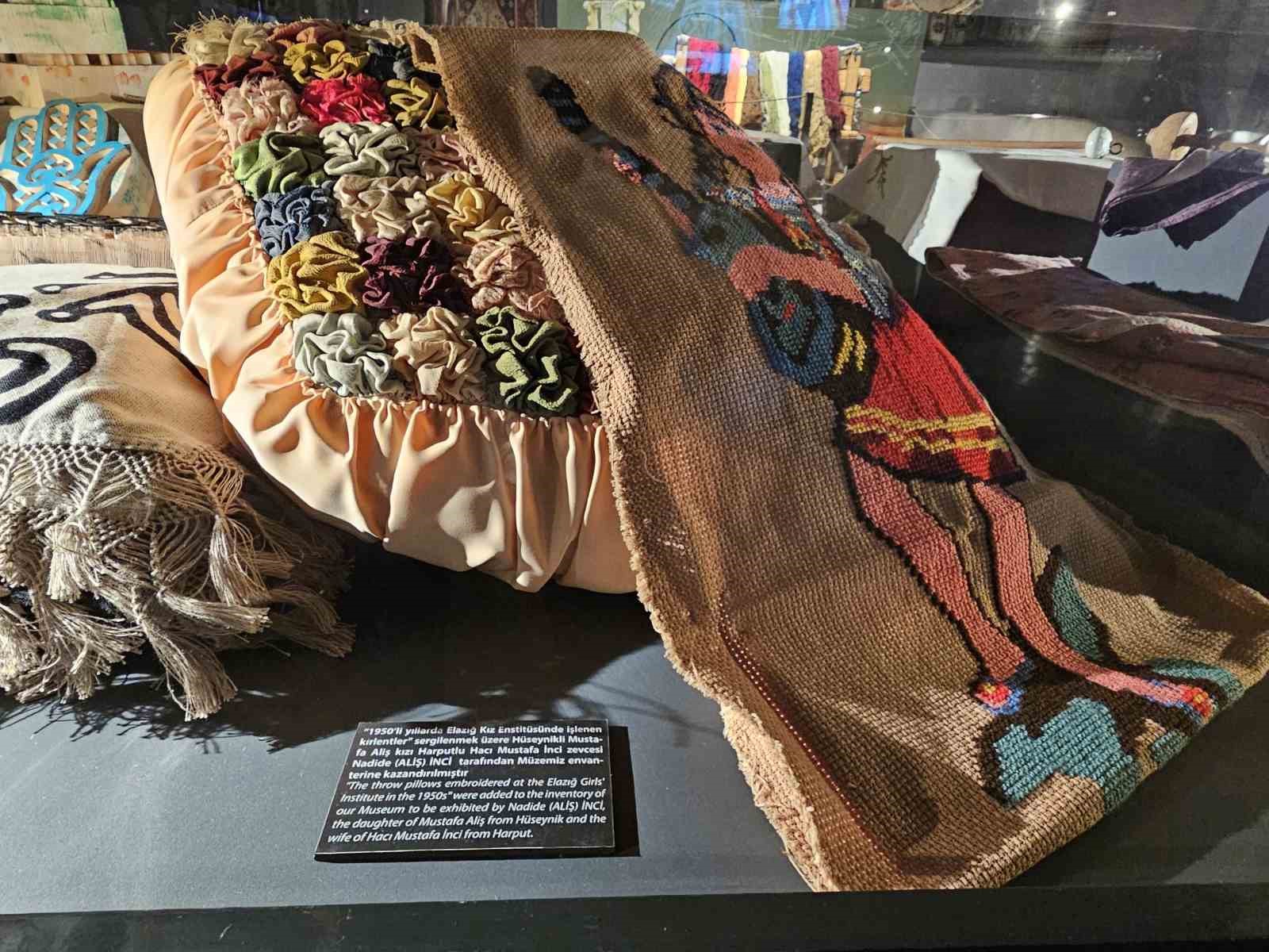 Elazığ Kent Müzesi’deki el işi ürünler geçmişe ışık tutuyor
