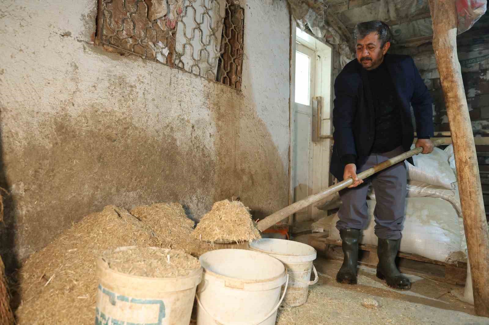 Elazığ’da besicilerin kış mesaisi
