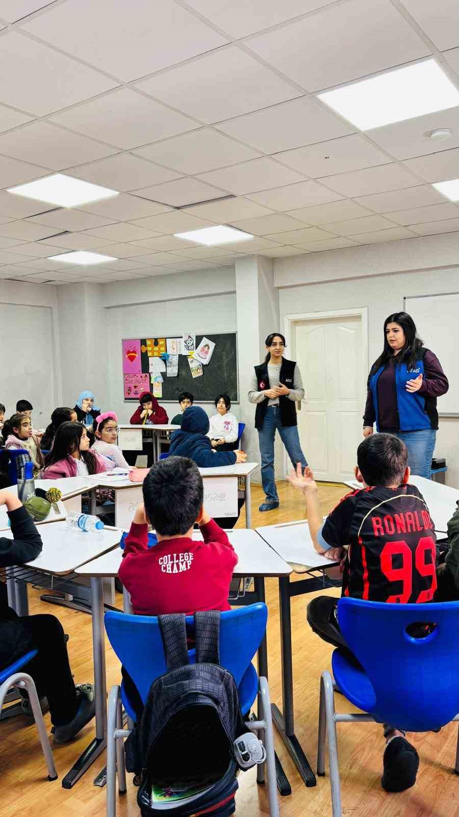 Elazığ’da çocuklara afet farkındalık eğitimi
