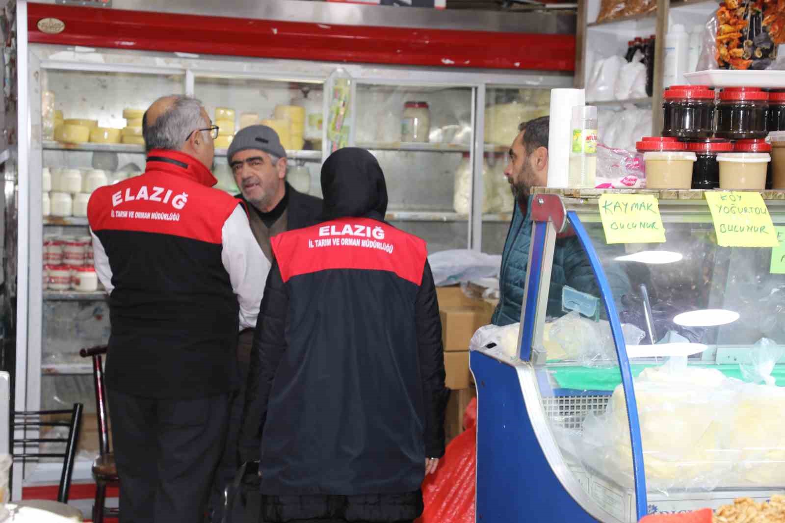 Elazığ’da gıda denetimleri sürüyor
