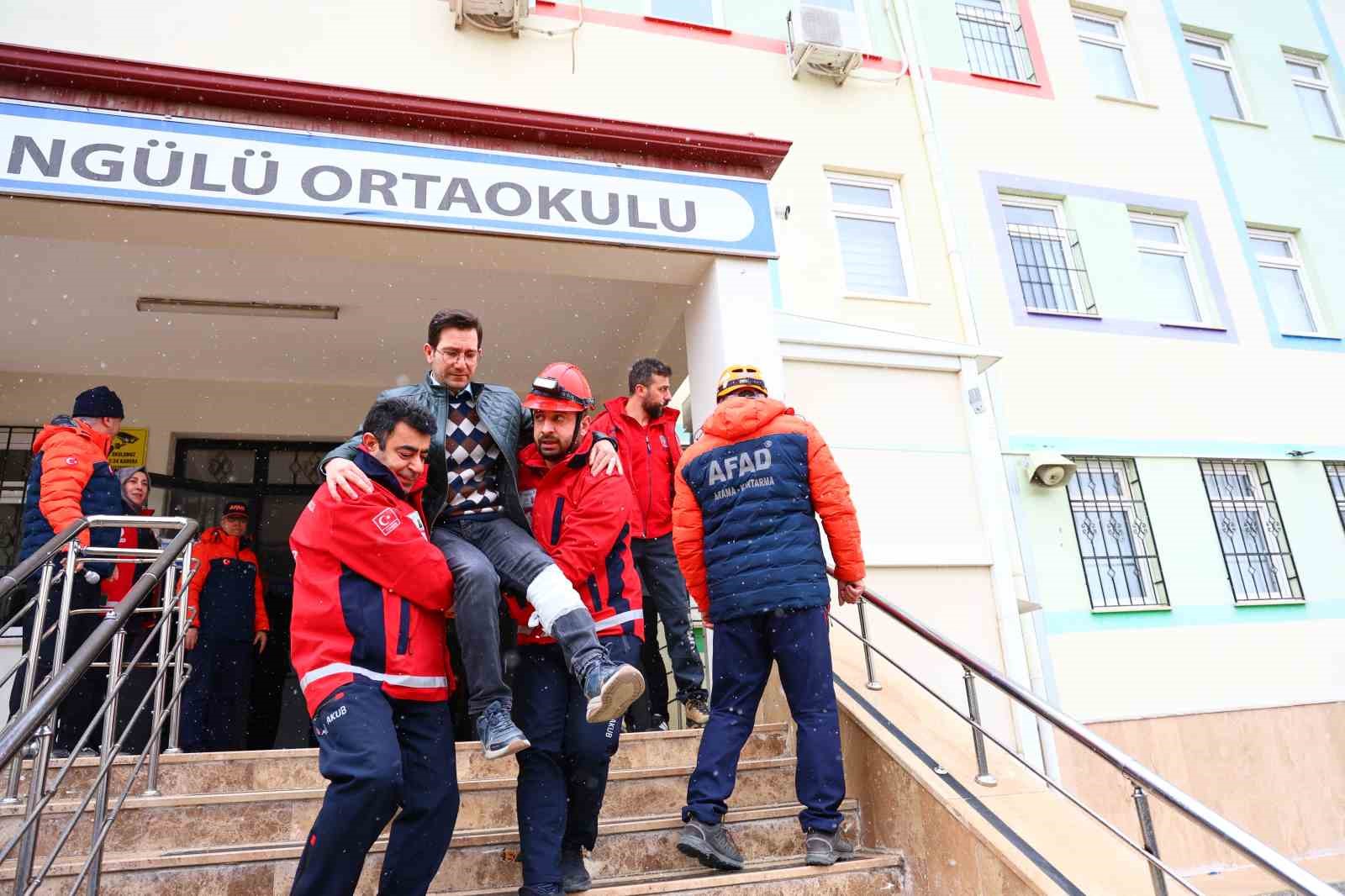 Elazığ’da okullarda deprem tatbikatı

