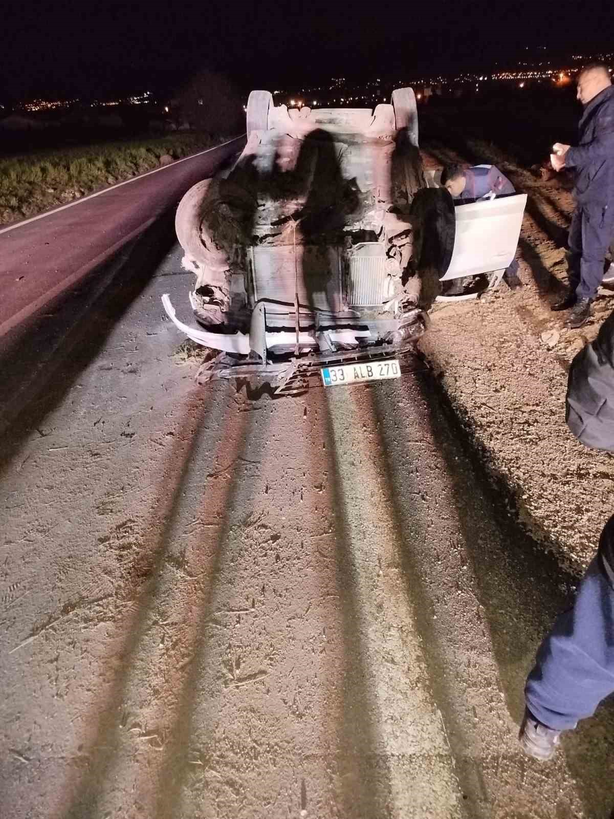 Elazığ’da otomobil takla attı: 6 yaralı
