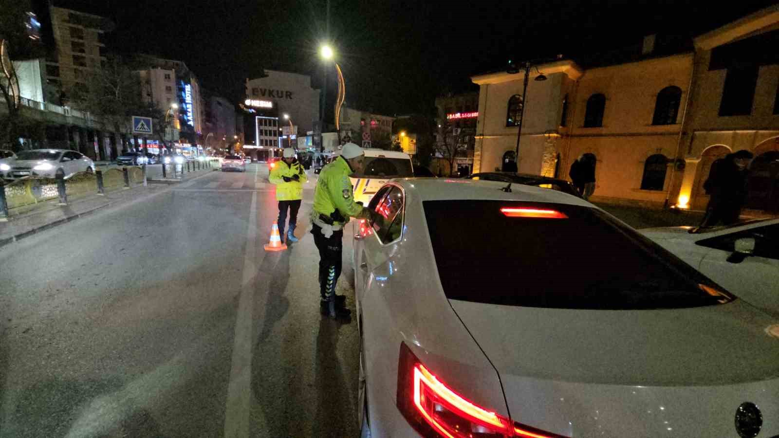 Elazığ’da trafik denetimi
