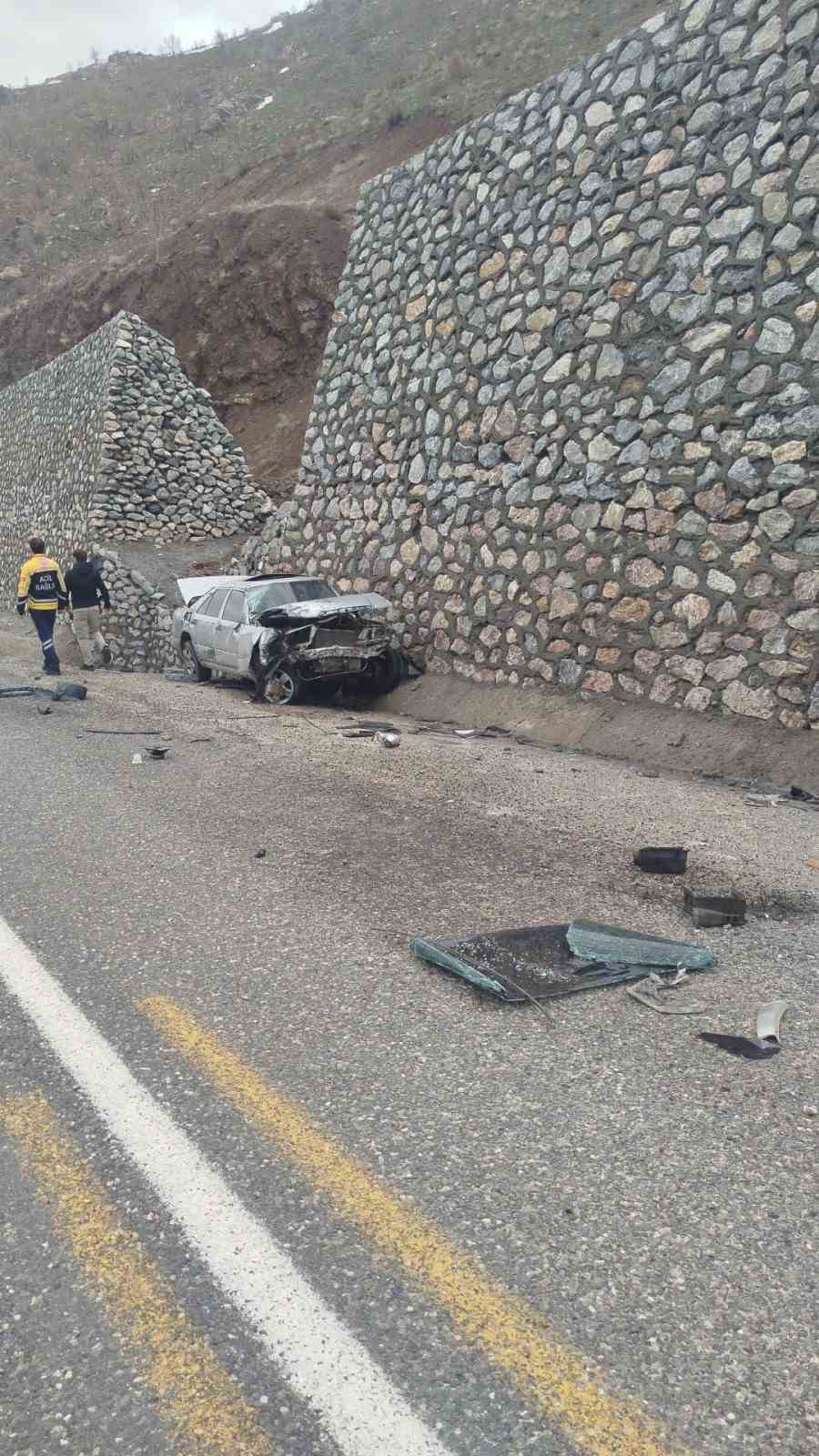 Elazığ’da trafik kazası: 1 ölü
