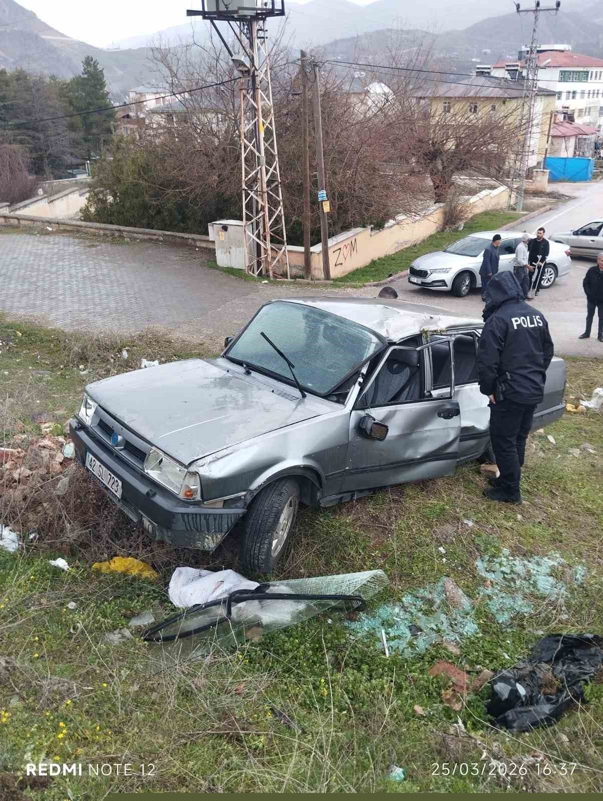 Elazığ’da trafik kazası: 1 yaralı
