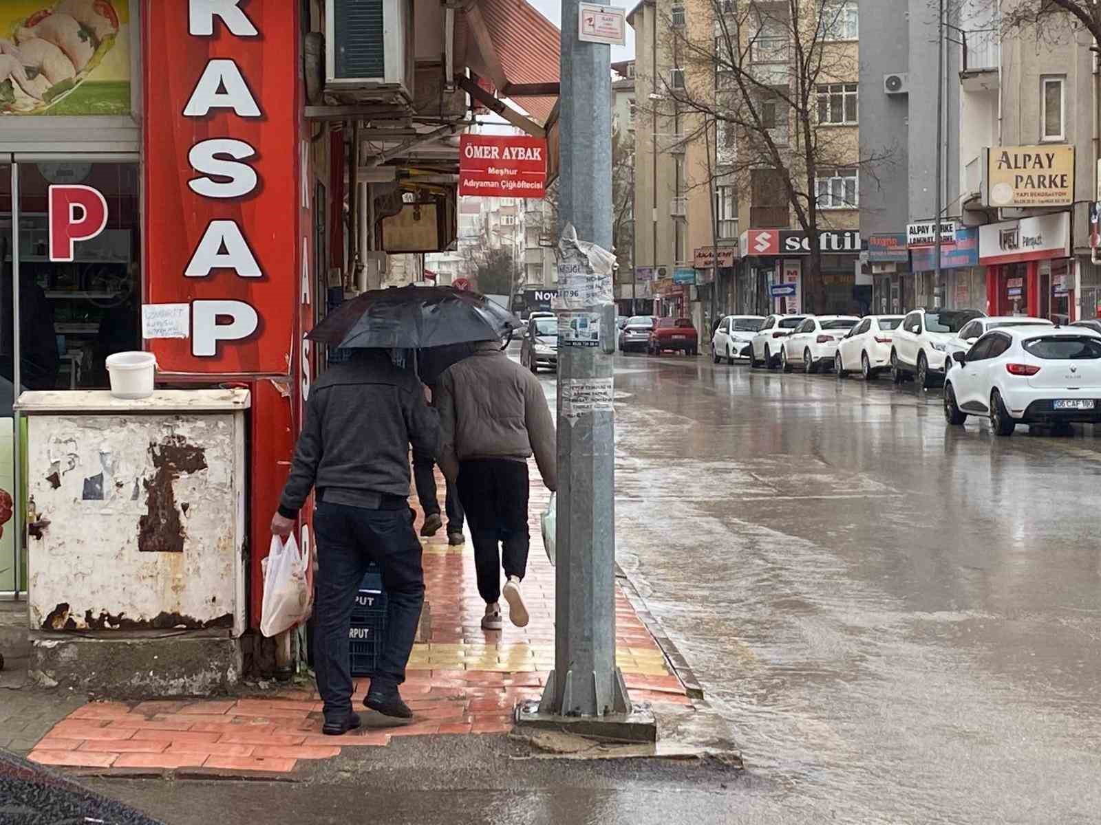 Elazığ’da yağış etkili oldu
