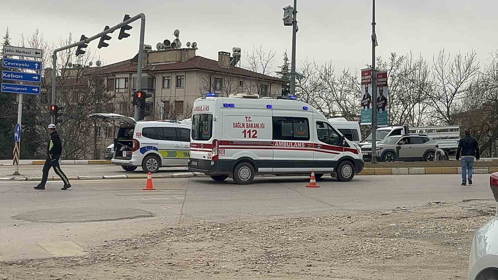 Elazığ’da zincirleme trafik kazası: 1 yaralı
