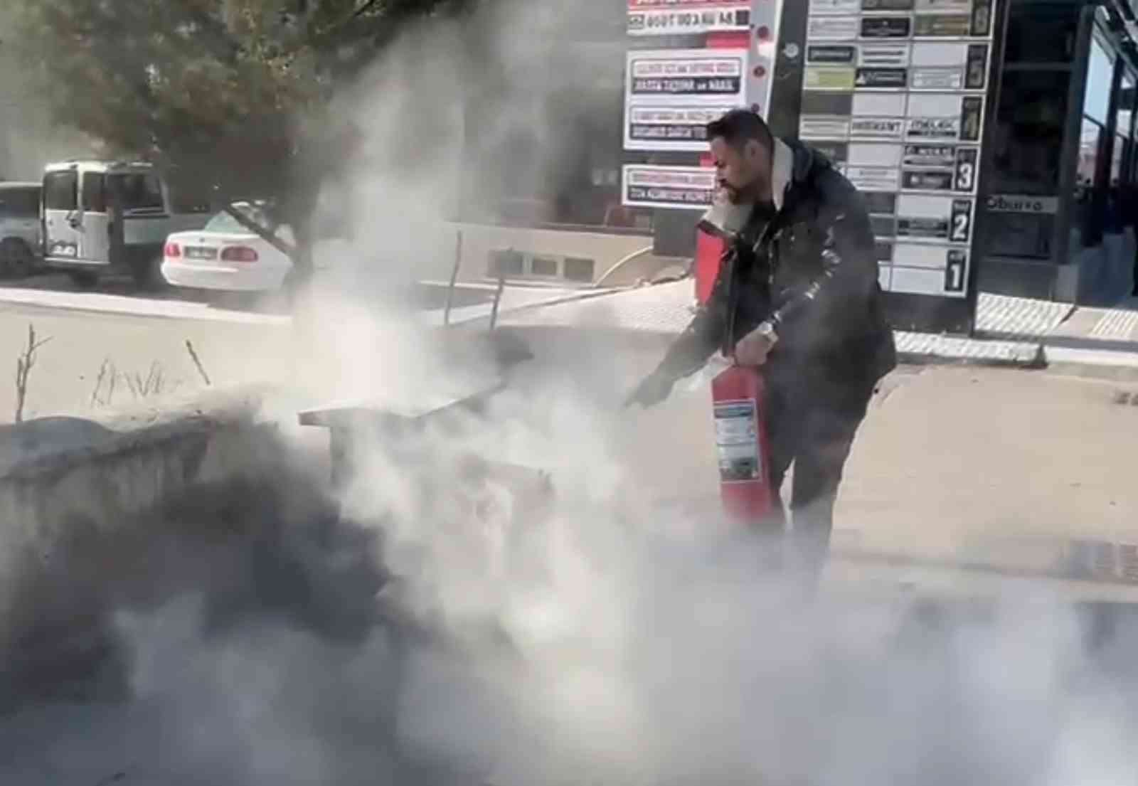 Elektrik panosundaki yangın korkuttu
