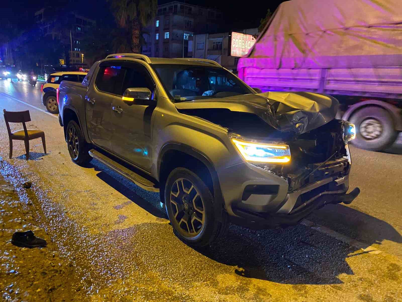 Emekli polis memuru kazada hayatını kaybetti: O anlar kamerada
