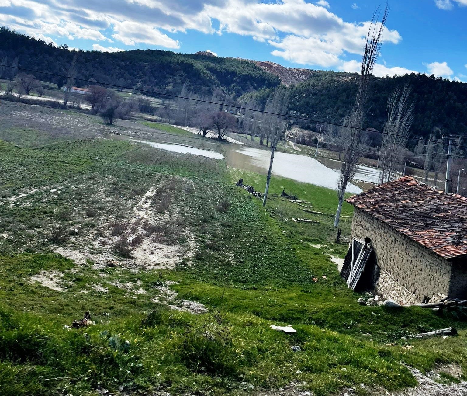 Emet’te selden etkilenen arazilerde hasar tespiti
