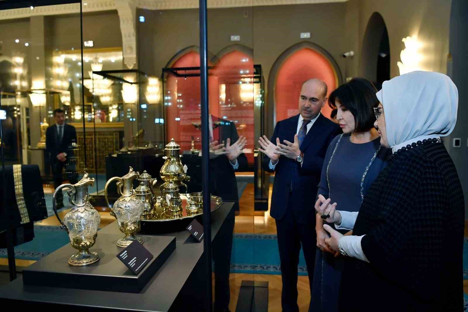 Emine Erdoğan ile Özbekistan Cumhurbaşkanı’nın eşi Ziroat Mirziyoyeva Ankara Palas’ı ziyaret etti
