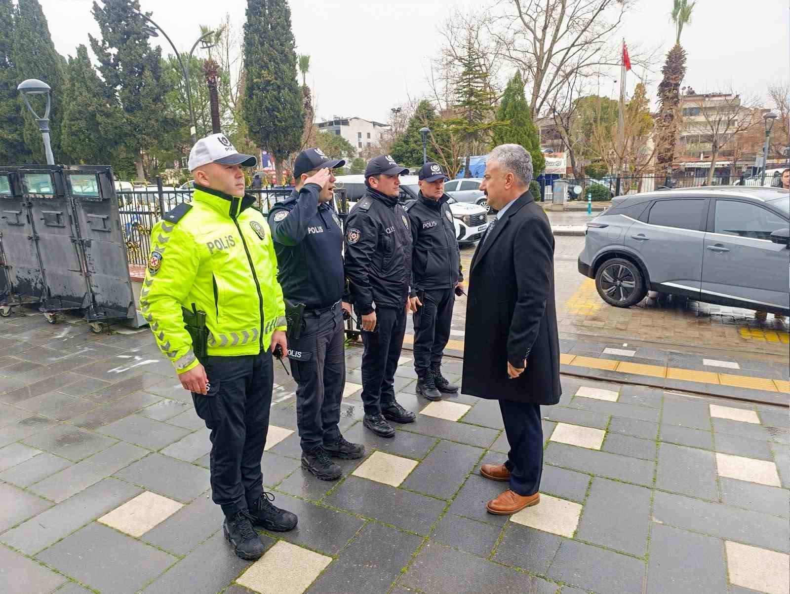 Emniyet Müdürü Aktaş ilçelerde güvenlik denetimi yaptı
