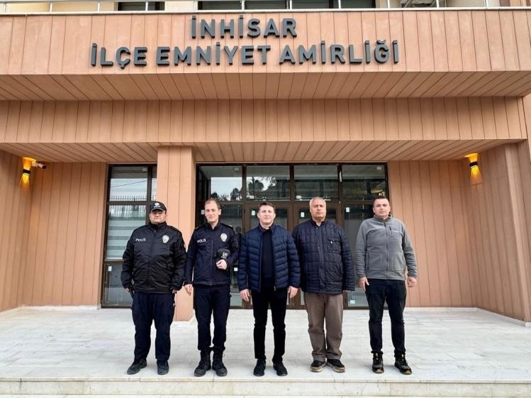 Emniyet Müdürü Çağlar yeni hizmet binası çalışmalarını inceledi
