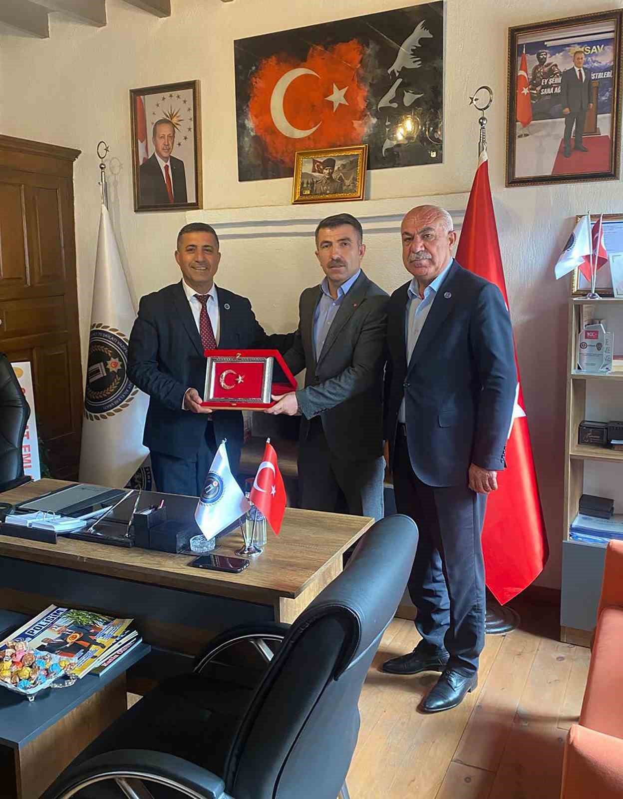 EMŞAV’a Emniyet Teşkilatı Sendikası Genel Başkanı Okumuş’tan ziyaret
