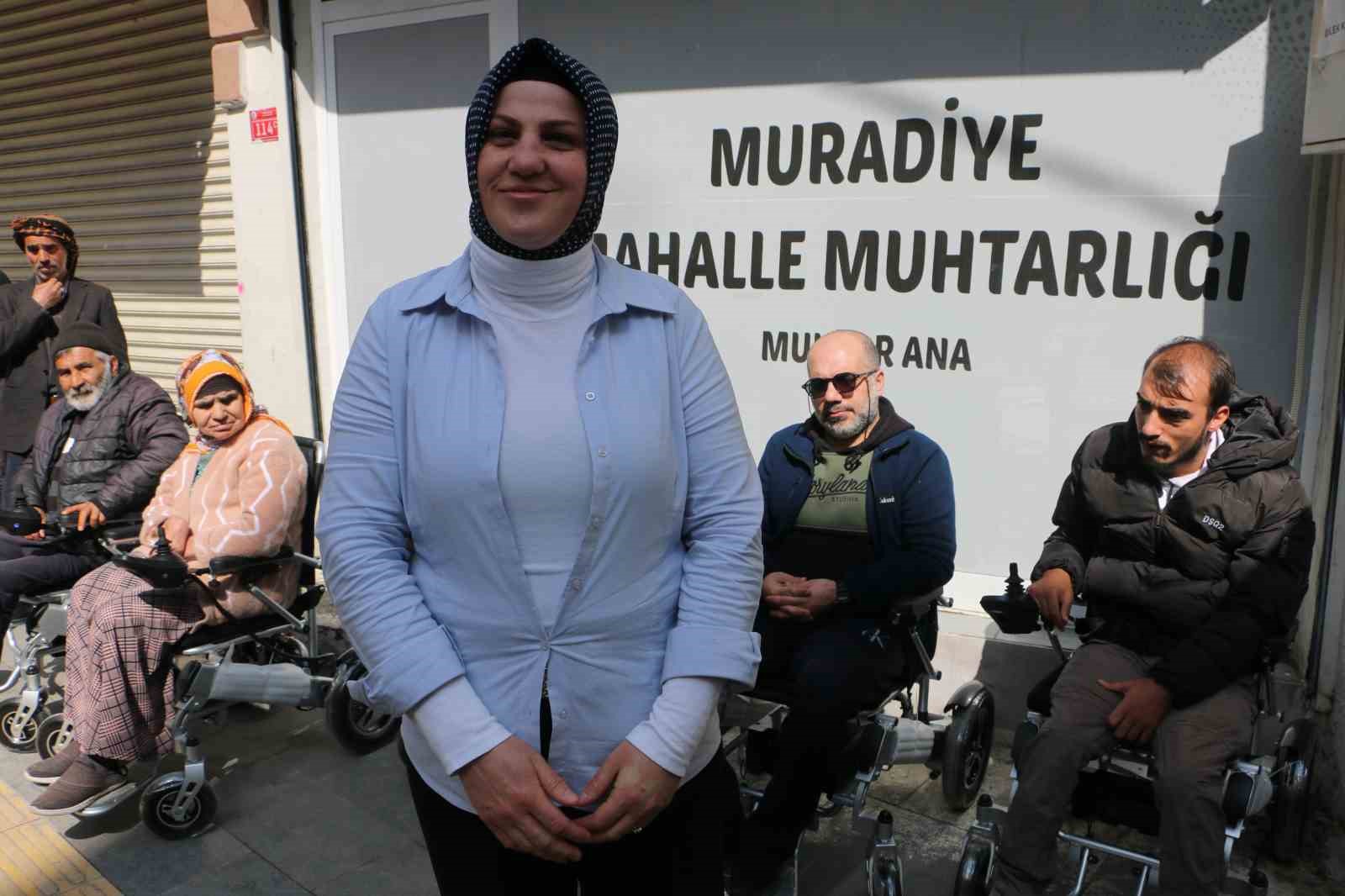 Engelli 10 kişi, akülü sandalye ile bayrama rahat girecek
