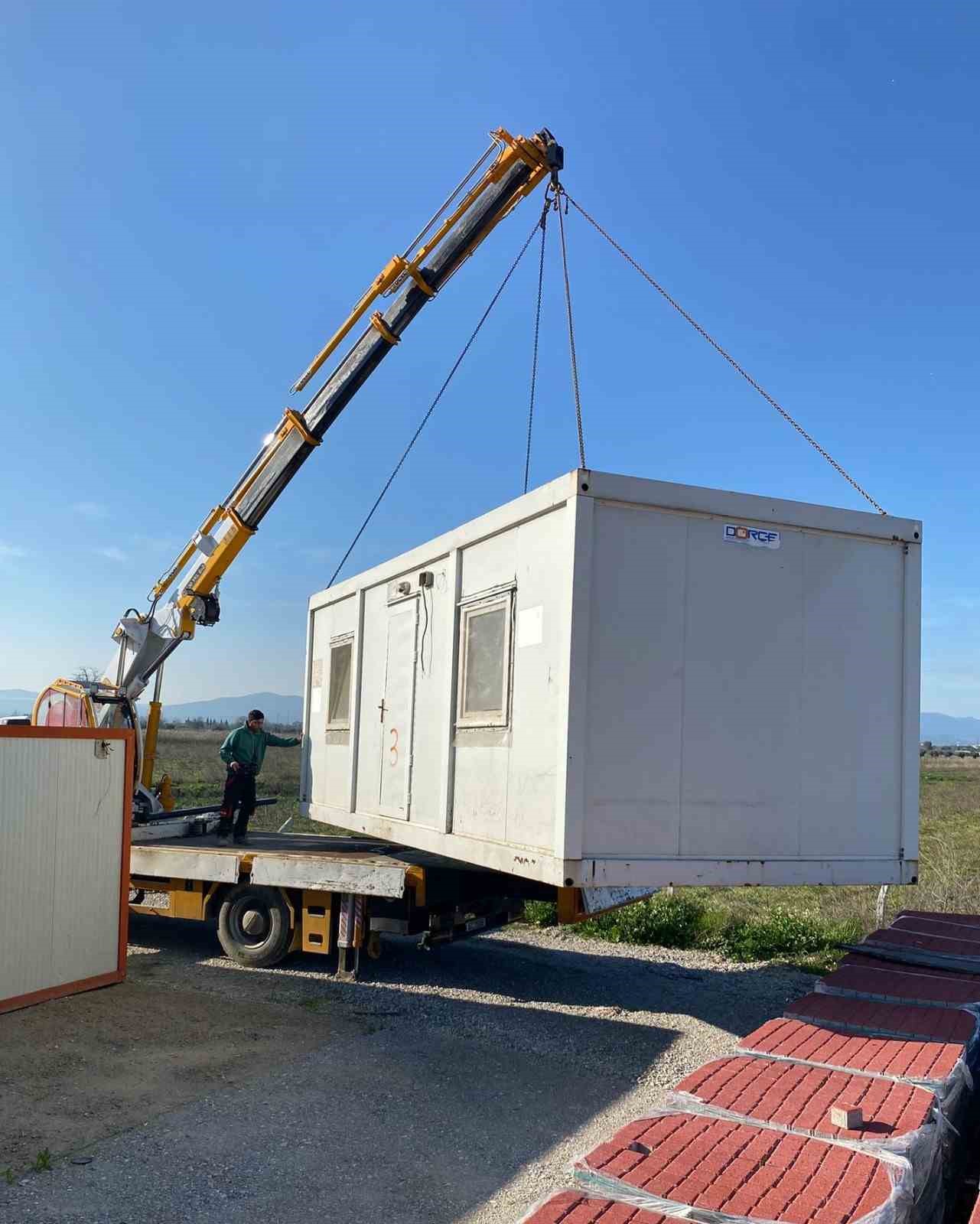 Engelli vatandaşın barınma sorunu konteyner evle çözüldü
