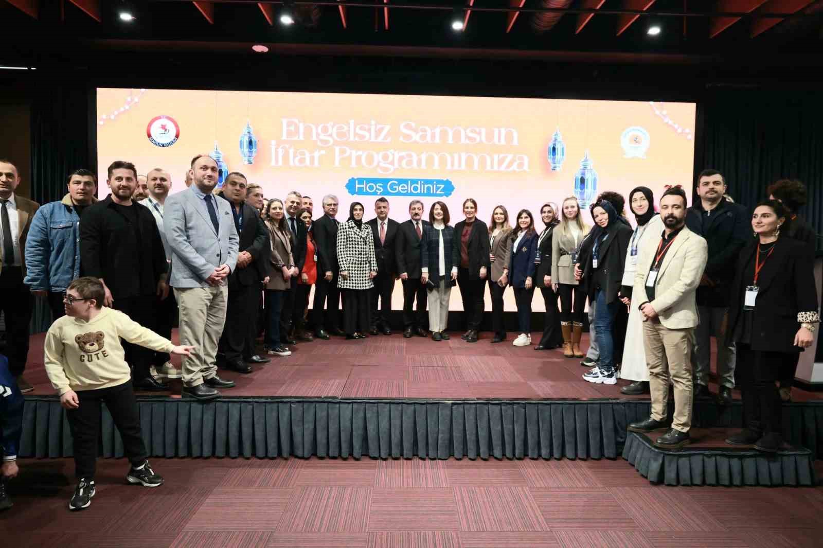 ‘Engelsiz Samsun İftarı’nda gönüller bir oldu
