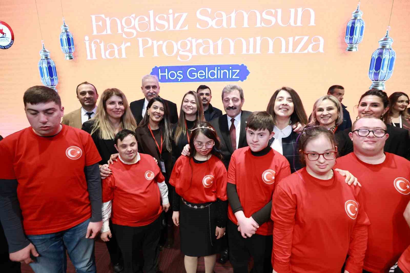 ‘Engelsiz Samsun İftarı’nda gönüller bir oldu

