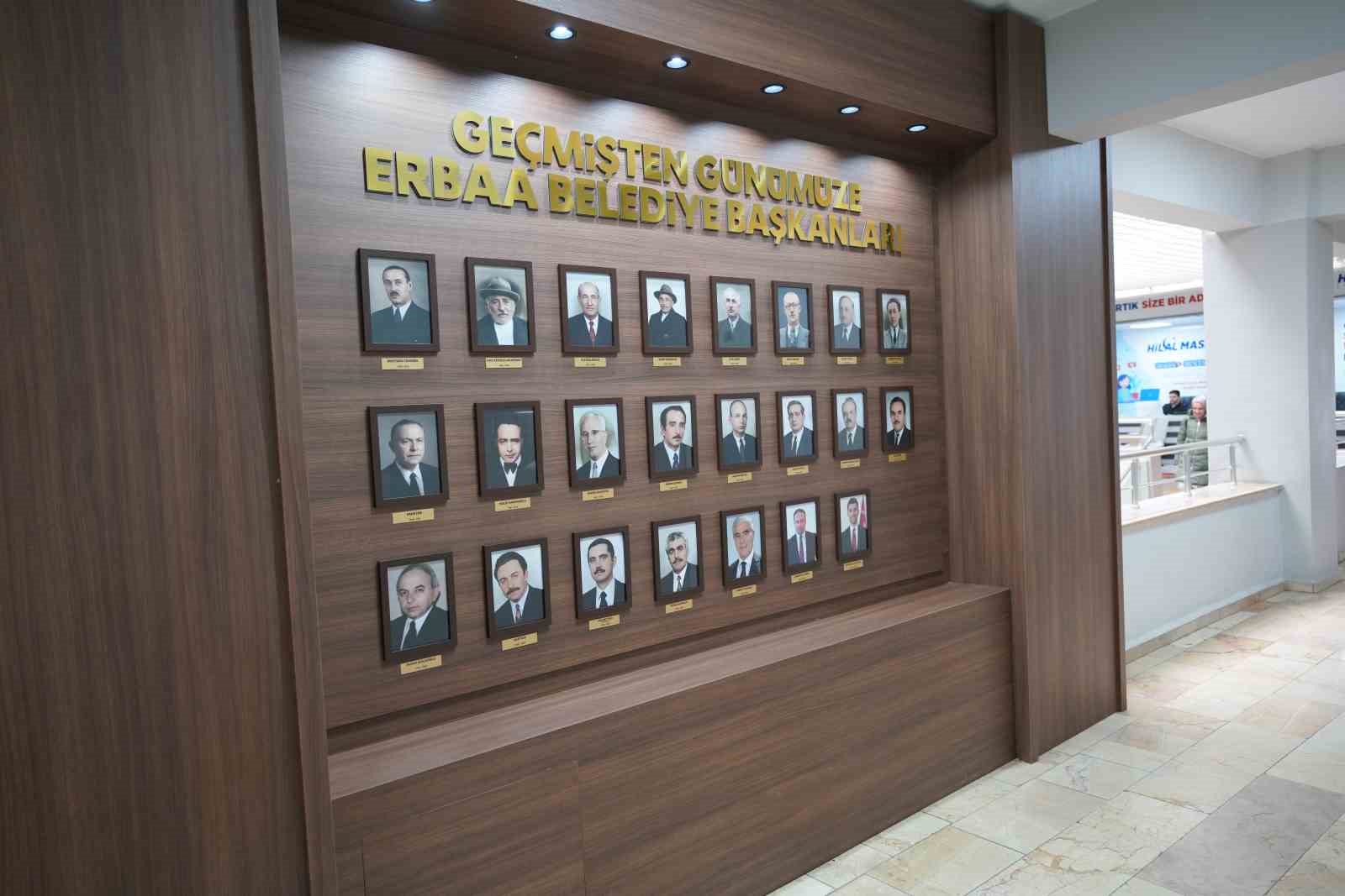 Erbaa Belediyesi’nin yönetim tarihi tek panoda toplandı
