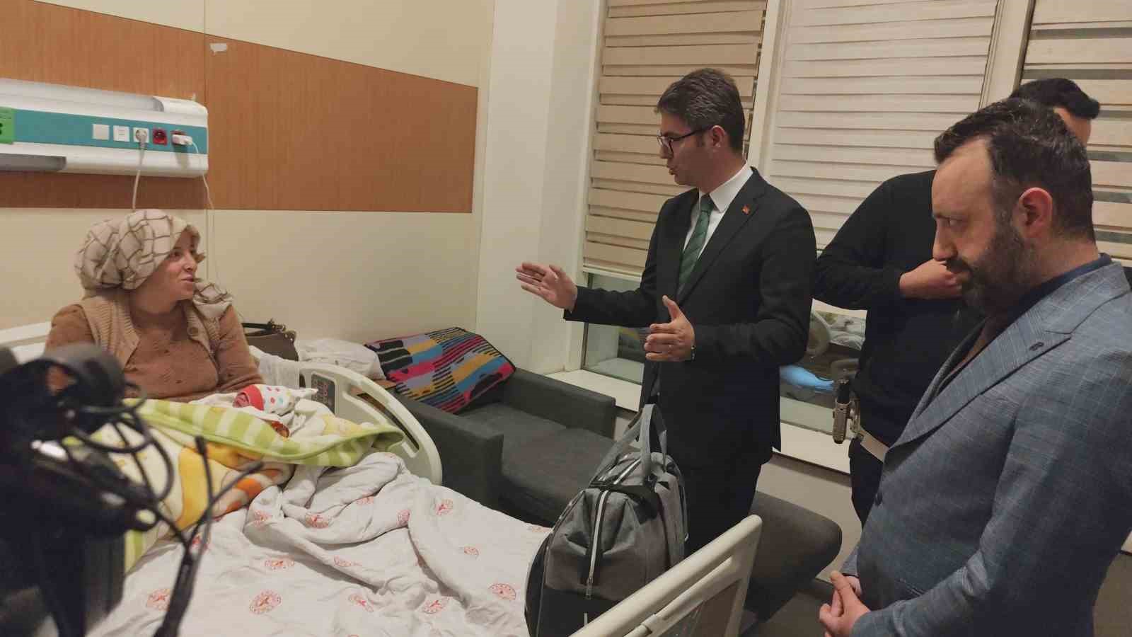 Erciş’te 2026’nın ilk bebeği Mert Buğra oldu
